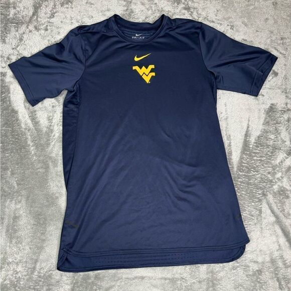 West Virginia Mountaineers Nike Dri-Fit Short Sleeve T Shirt Men’s Size Small - Picture 1 of 11